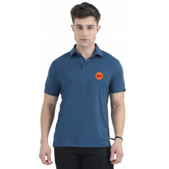 Rare Rabbit Signature Polo T-shirt Blue